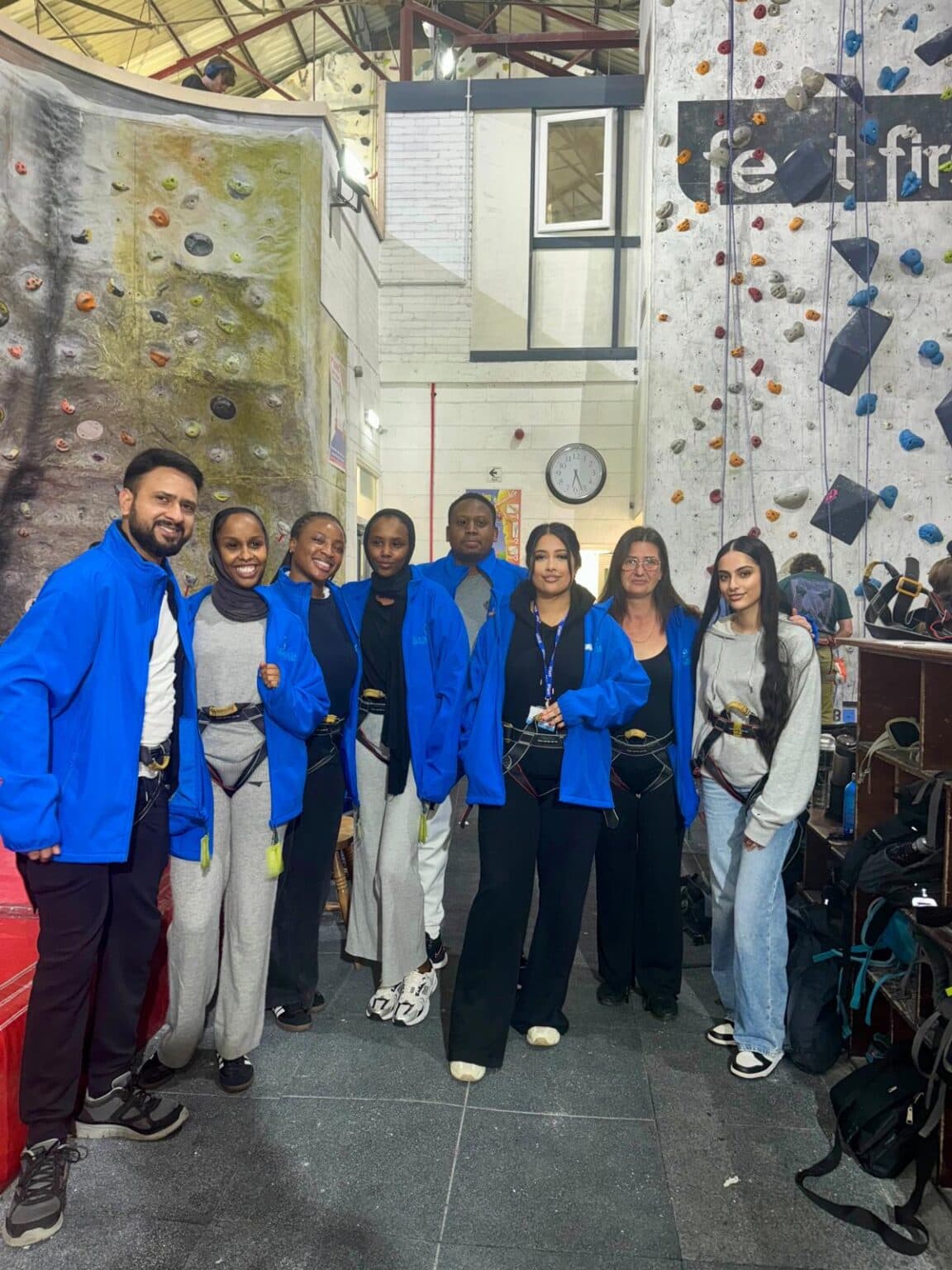 Rock Climbing with Lindley Group 1